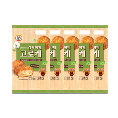 쉐프스토리 감자야채 고로케 (80g x 5개입)*5팩