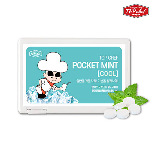 탑셰프 포켓민트쿨(무설탕)