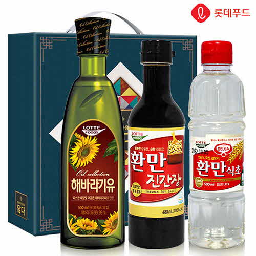 롯데 해바라기유 환만진간장 환만식초(3종)