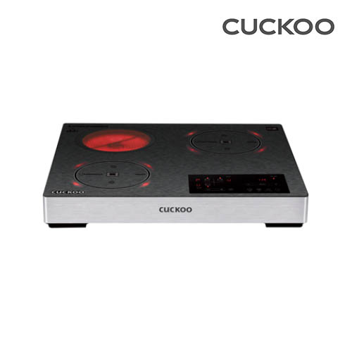 [쿠쿠전자] 3구 하이브리드 전기레인지 (CIHR-FLB303FB)