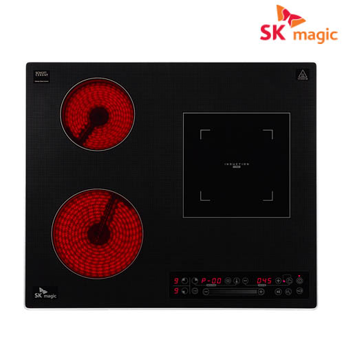 [SK매직] 3구 빌트인 하이브리드레인지 (ERAB33HE)
