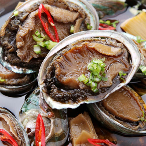 전남완도 저염식 특허간장 남해애찬 전복장 1kg(청정바다 완도산 활전복)