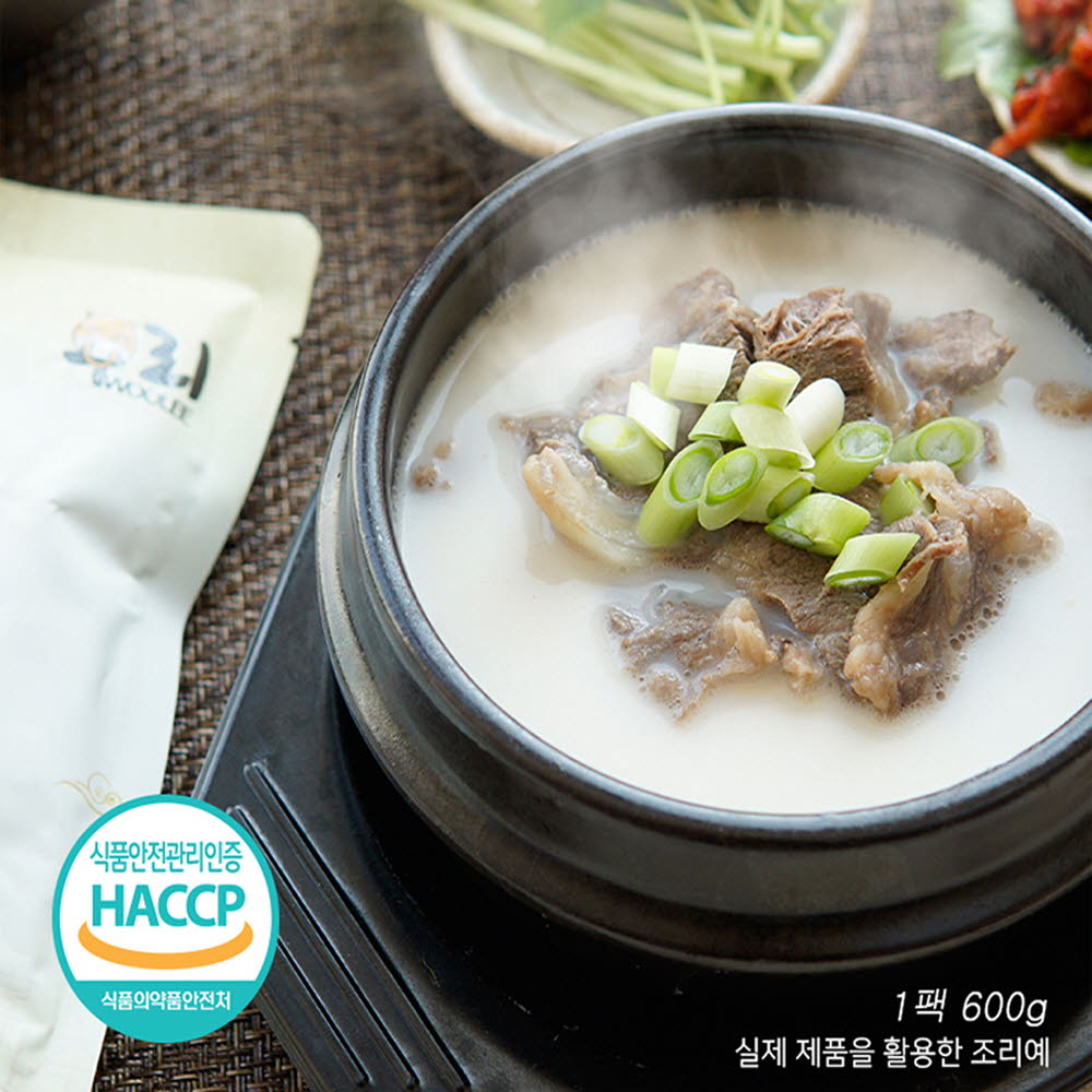 최진사 우리 설렁탕 600g, 약2인분*5팩 (육수510g + 소고기 90g)