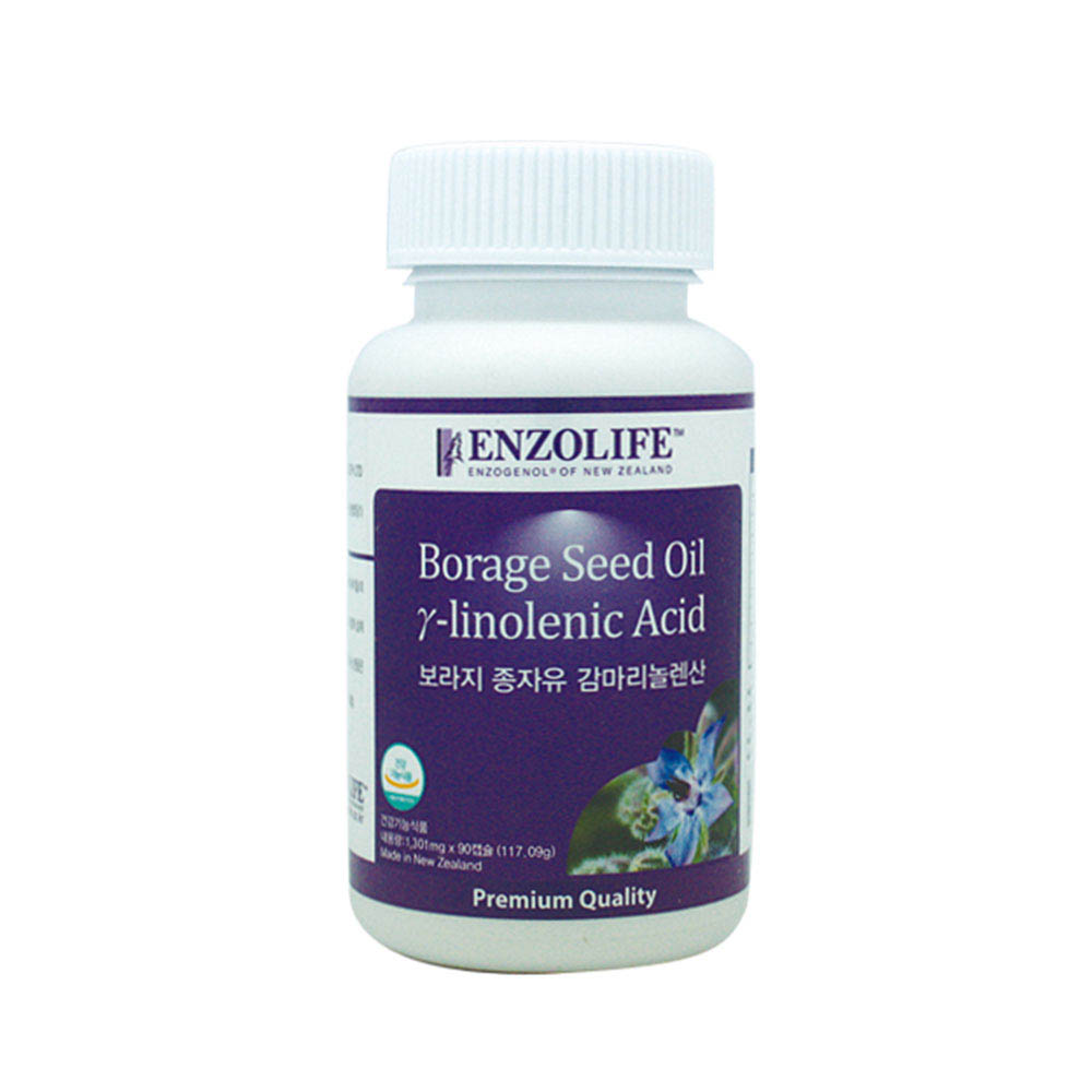 엔조라이프 보라지 종자유 감마리놀렌산 1301mg*90캡슐