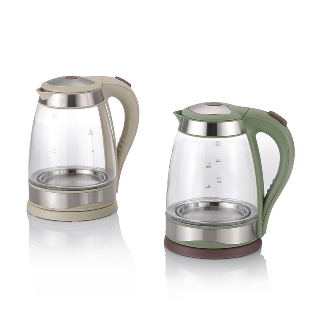 디오바코 레트로 전기유리포트(그린/베이지)