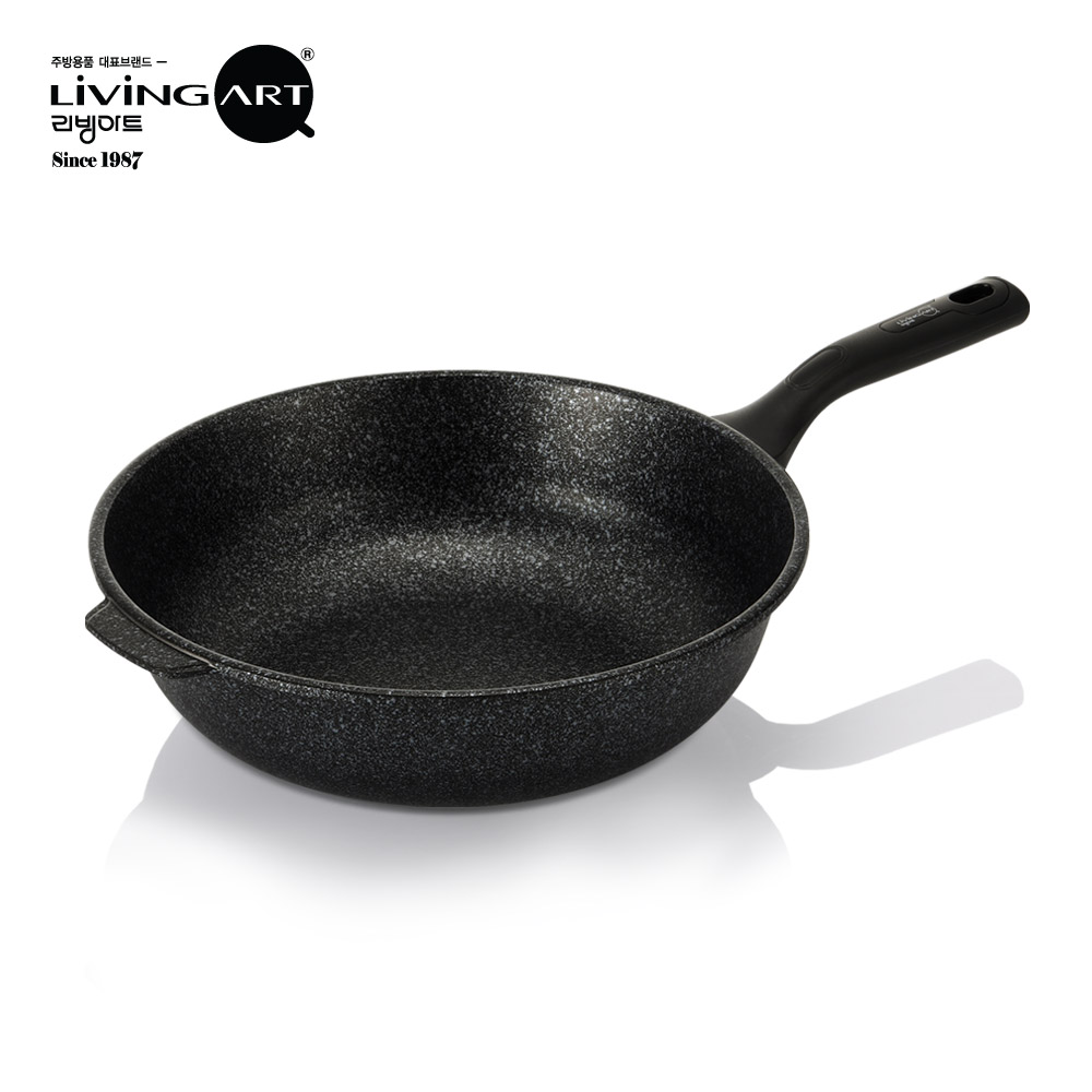 리빙아트 마블 코팅 궁중팬32cm