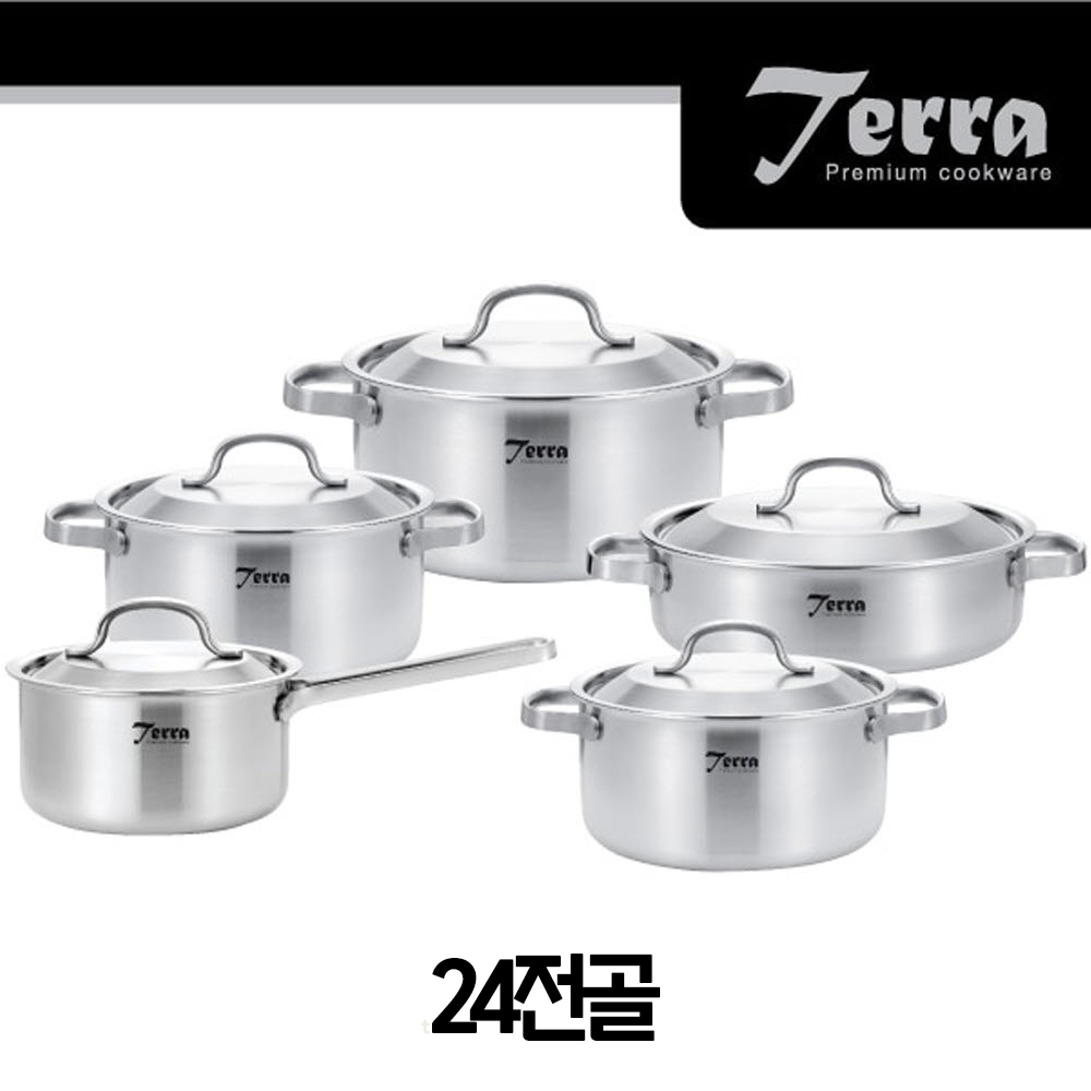 테라 통3중스텐냄비 24전골