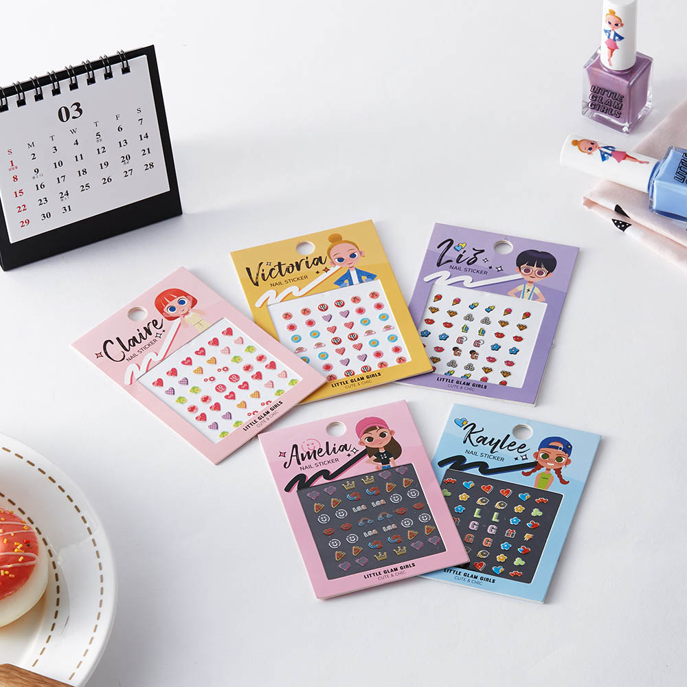 리틀글램걸즈 네일스티커