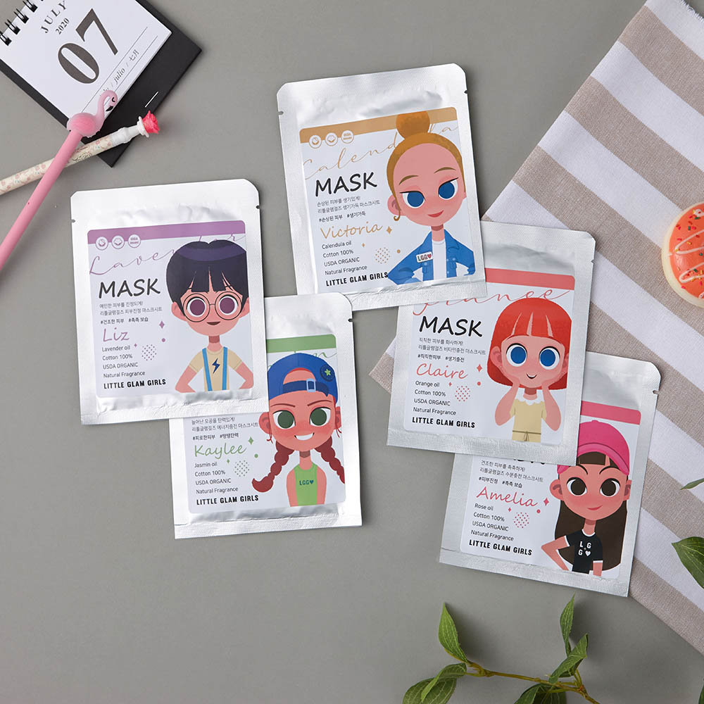 리틀글램걸즈 마스크팩 5개입