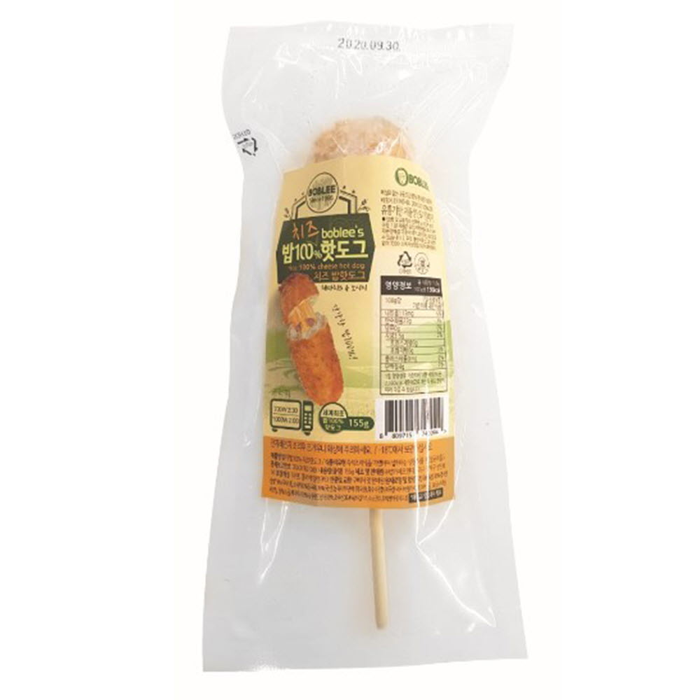 밥리버거 치즈밥도그155g*4개