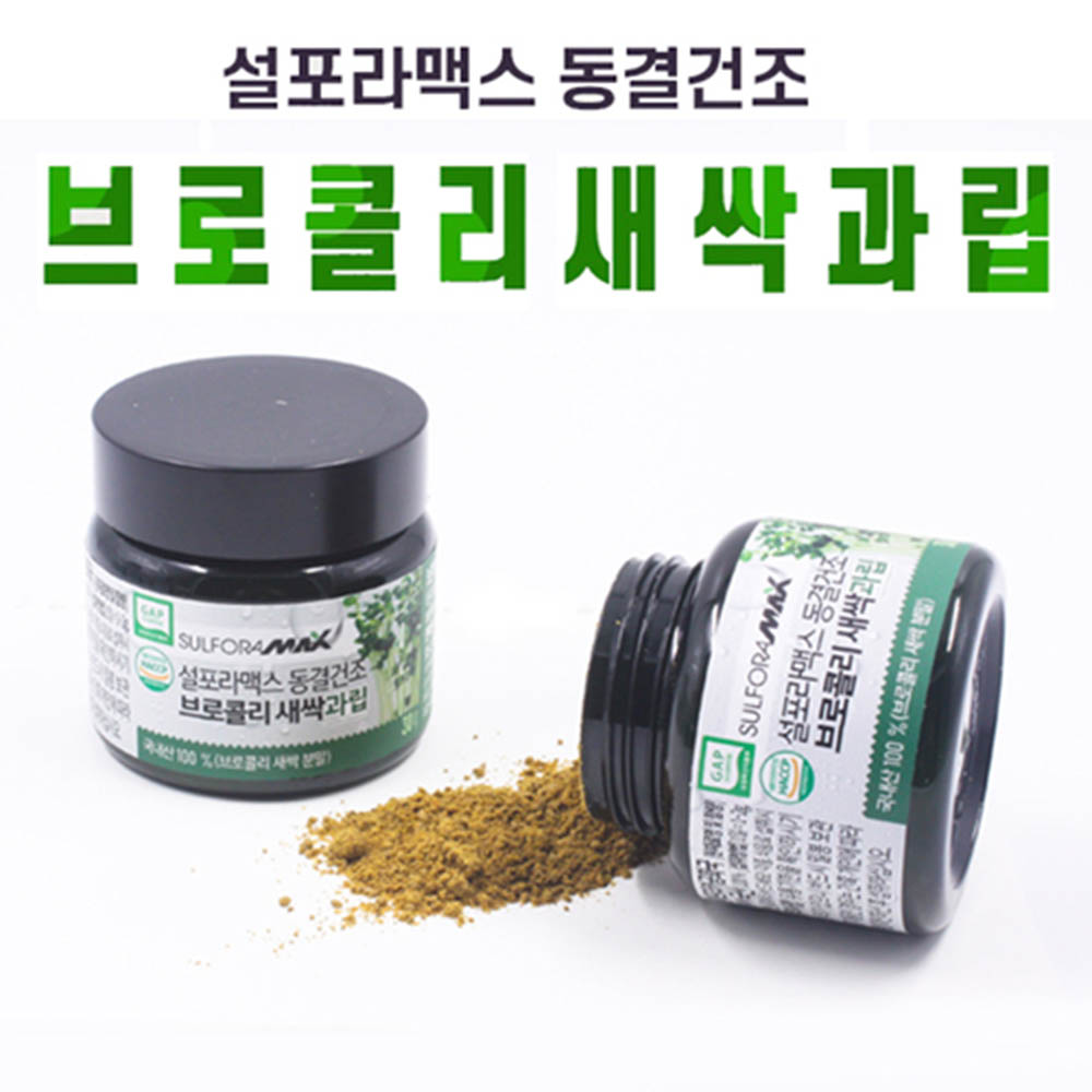 설포라맥스 100% 국내산 동결건조 브로콜리 새싹과립/45g×1통