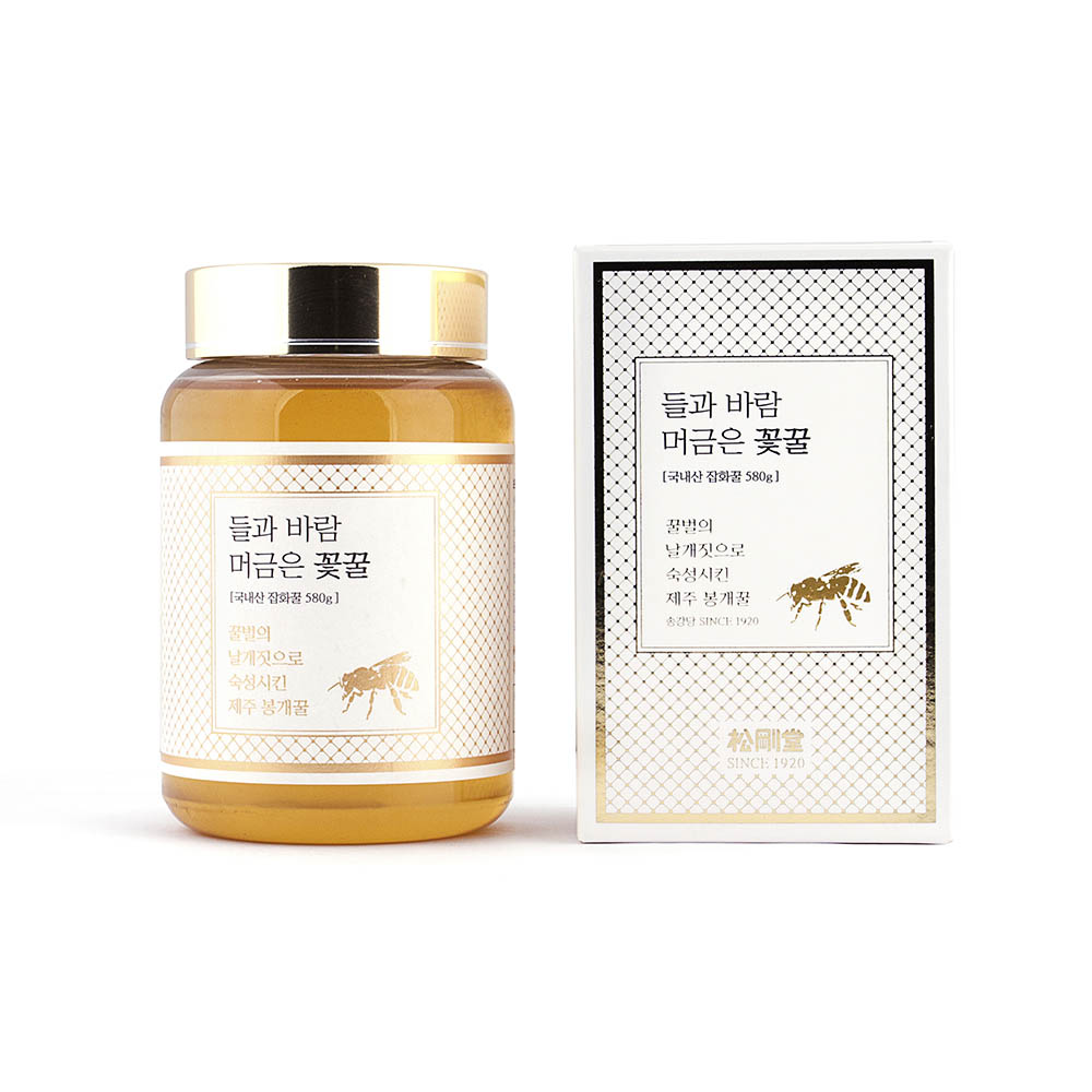 송강당 들과바람머금은꽃꿀 580g