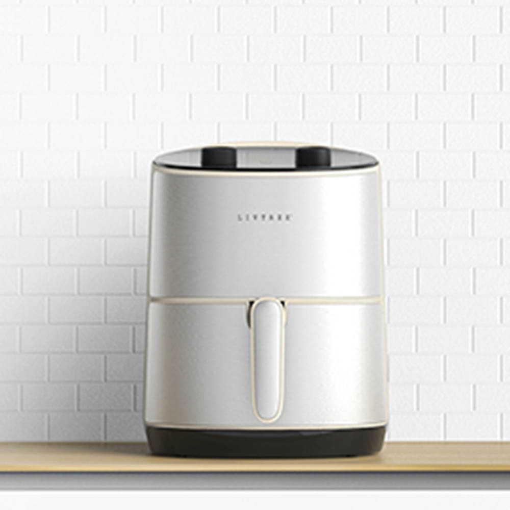 LIVETREE Krispy 3.5L 에어프라이어 LT-00101_화이트