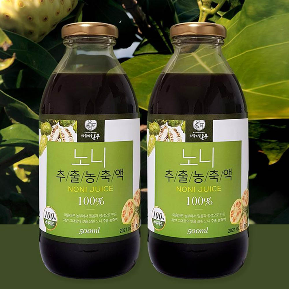 마음바른농부 노니농축액 선물세트 (500ml*2)