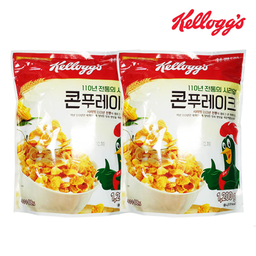 켈로그 콘 푸레이크 1,200g * 2개