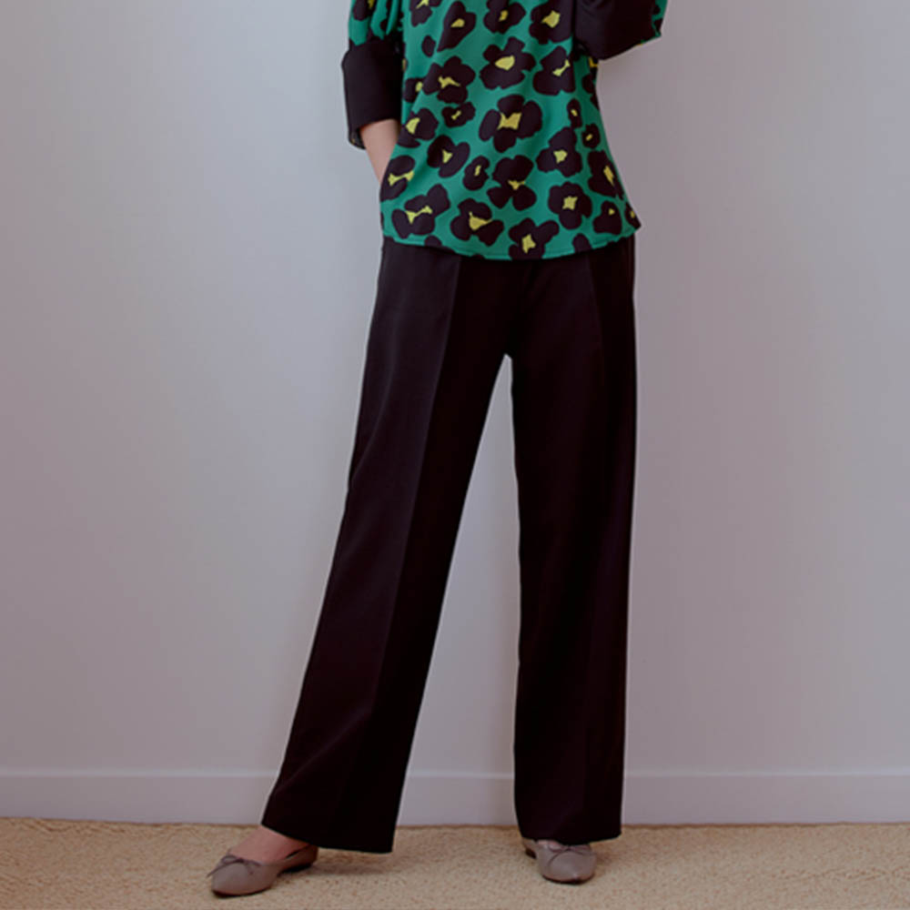 어바웃티 블랙하이웨스트팬츠