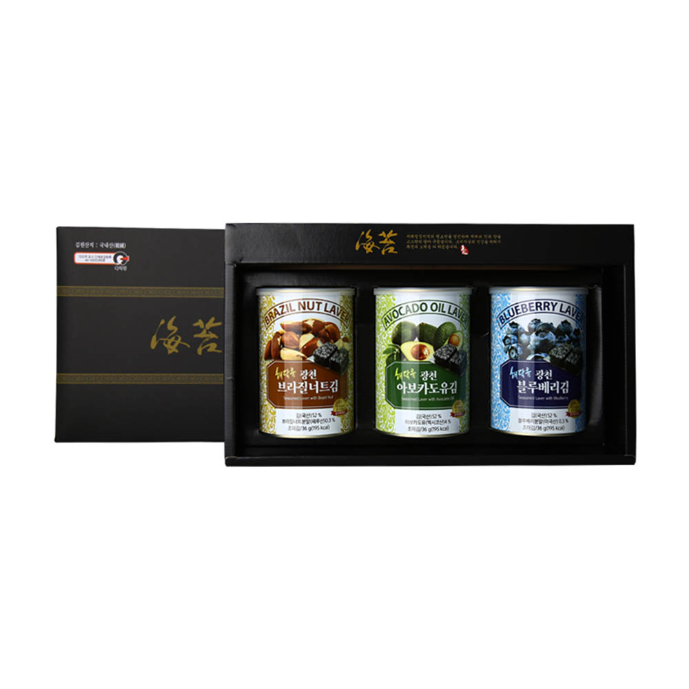 명품 광천 캔김 종합 3캔