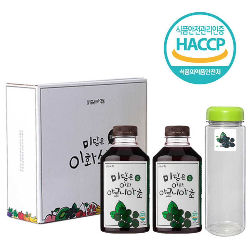 미담은 이화 아로니아+아로니아+보틀 세트 (500ml*2)