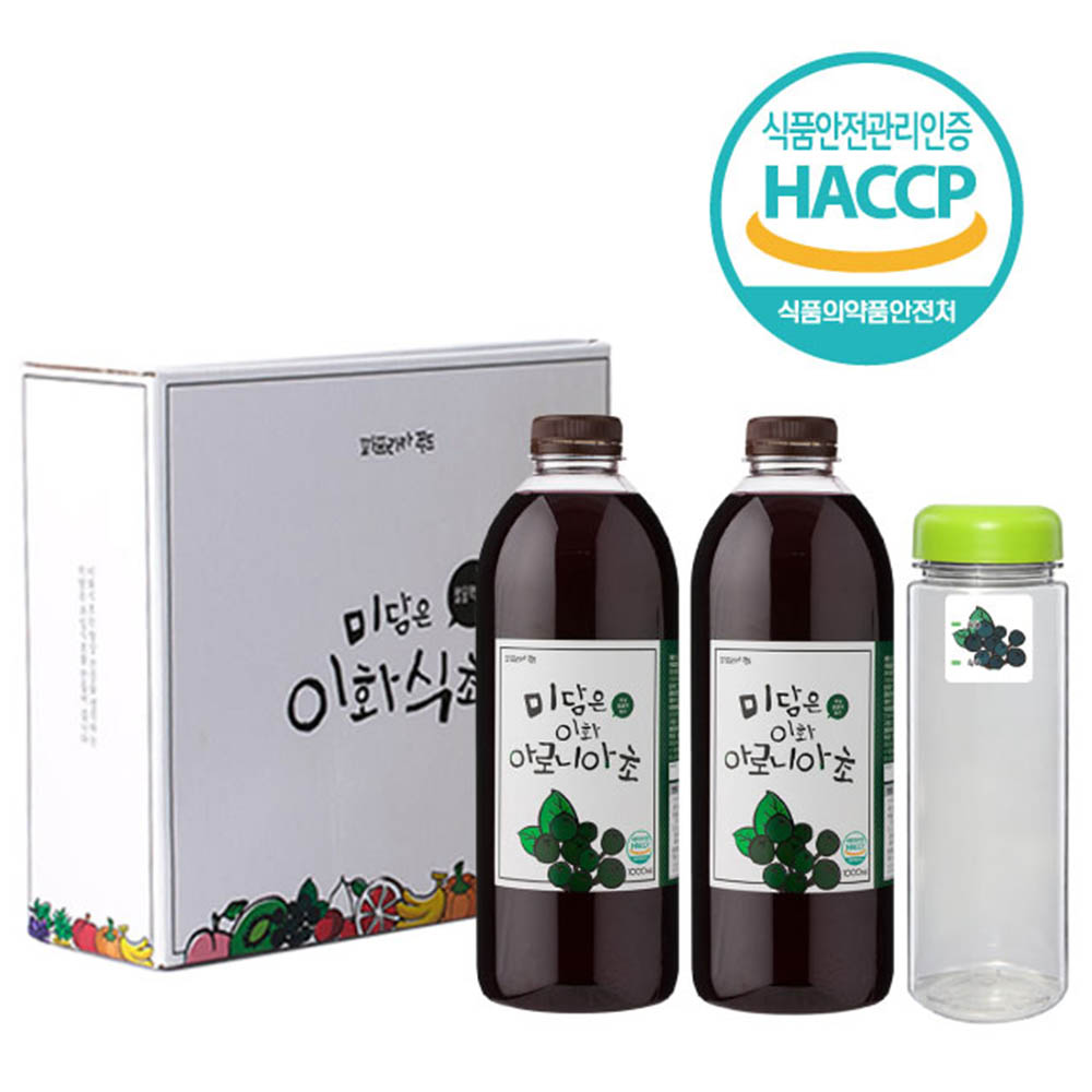 미담은 이화 아로니아+아로니아+보틀 세트 (1000ml*2)