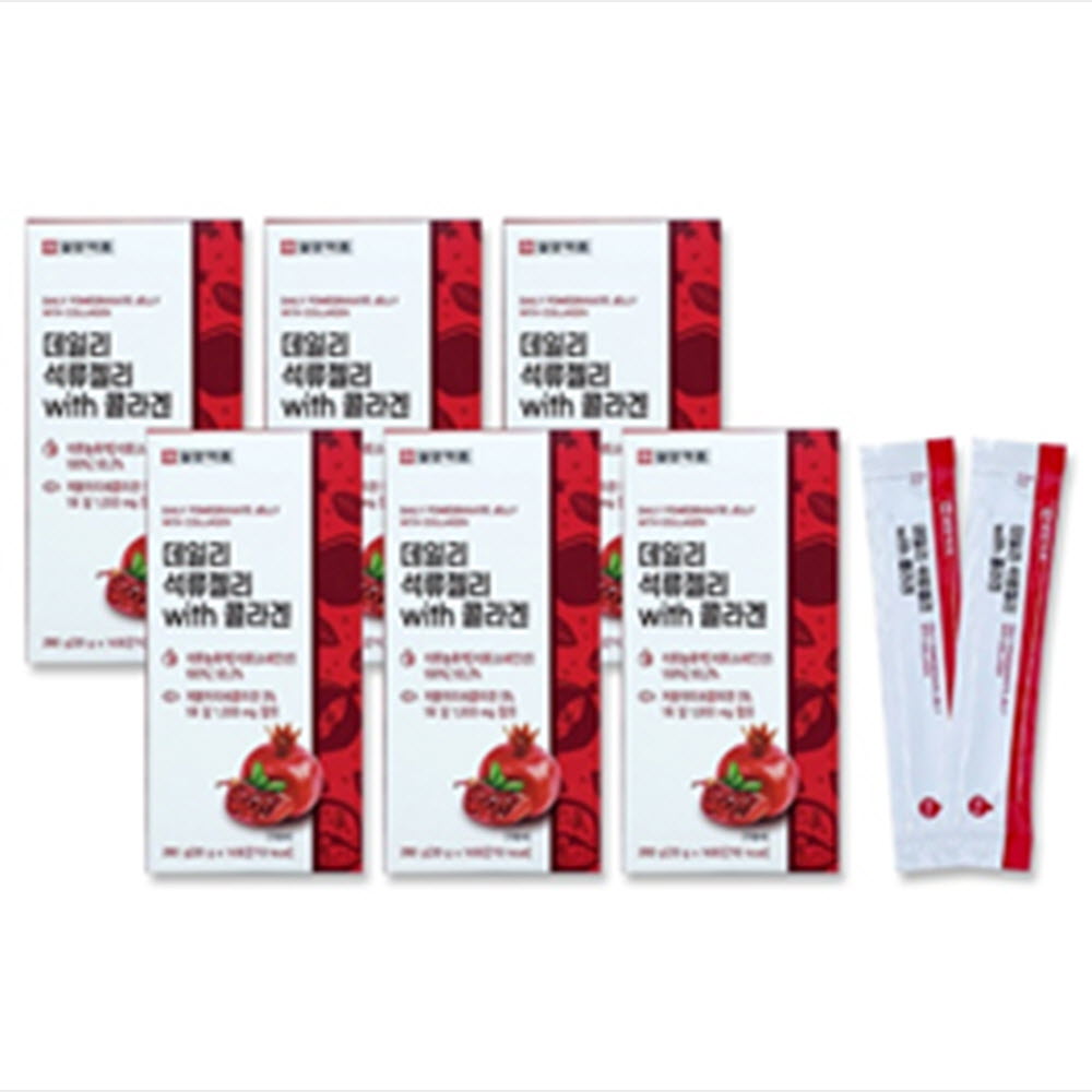 일양약품 데일리석류젤리 with 콜라겐 14포 x 6박스