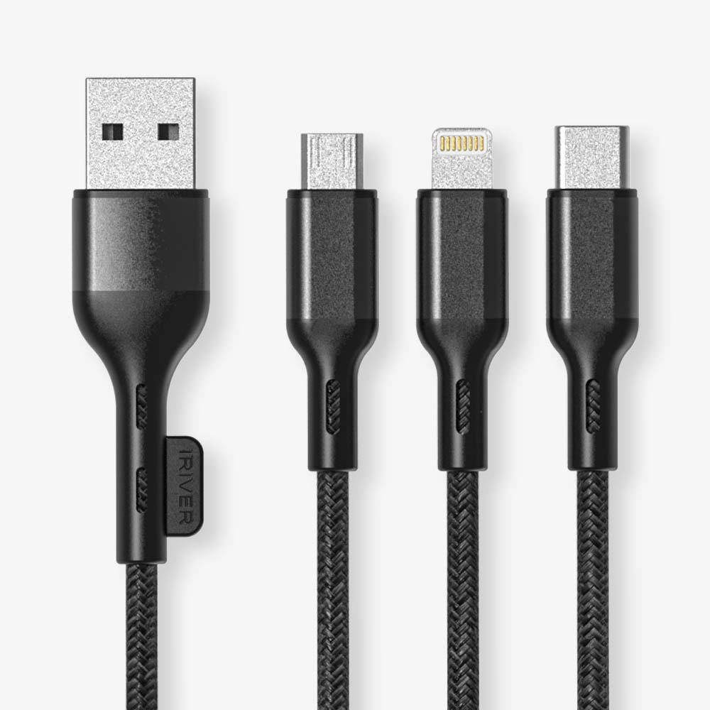아이리버 페브릭 3 in 1 데이터 충전케이블 SCB-3W120