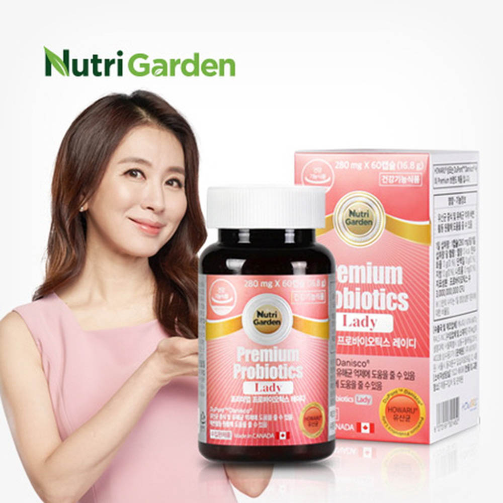 뉴트리가든 프리미엄프로바이오틱스레이디 280mgx60캡슐 (2개월분)