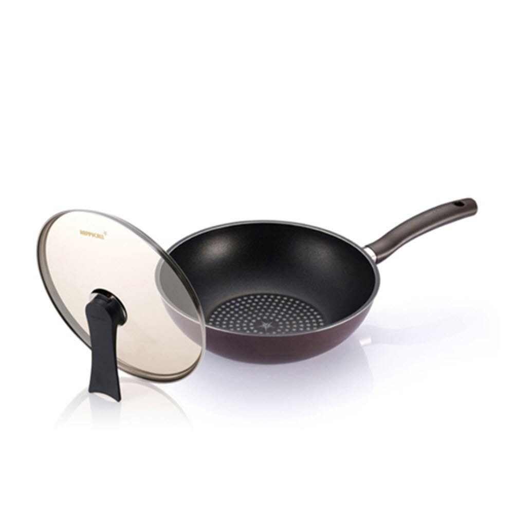 해피콜 DNC 다이나믹포셀팬 2종B (포셀궁중팬28cm,유리뚜껑28cm)
