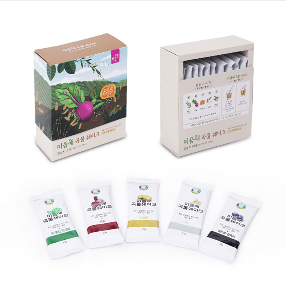 미듬애 곡물쉐이크 스틱형 5종 300g (30g*10ea)