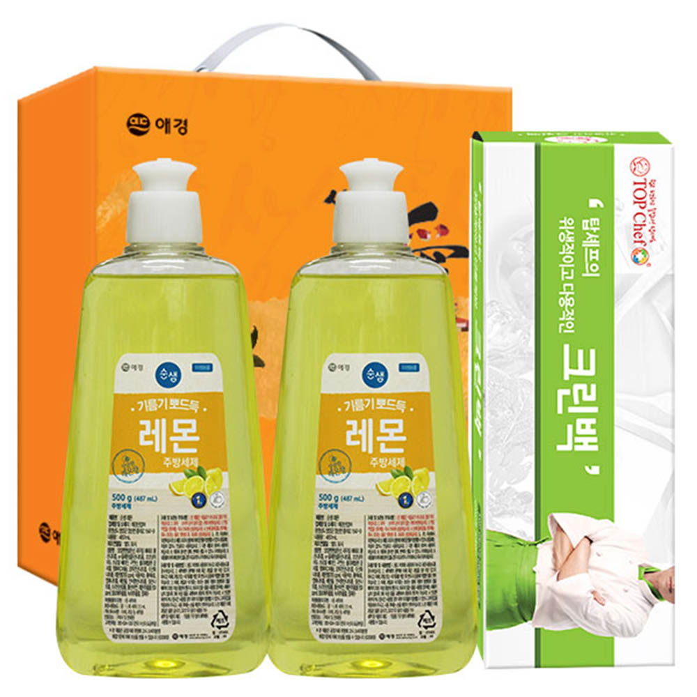 애경 순샘레몬500용기2P 크린백(3종)