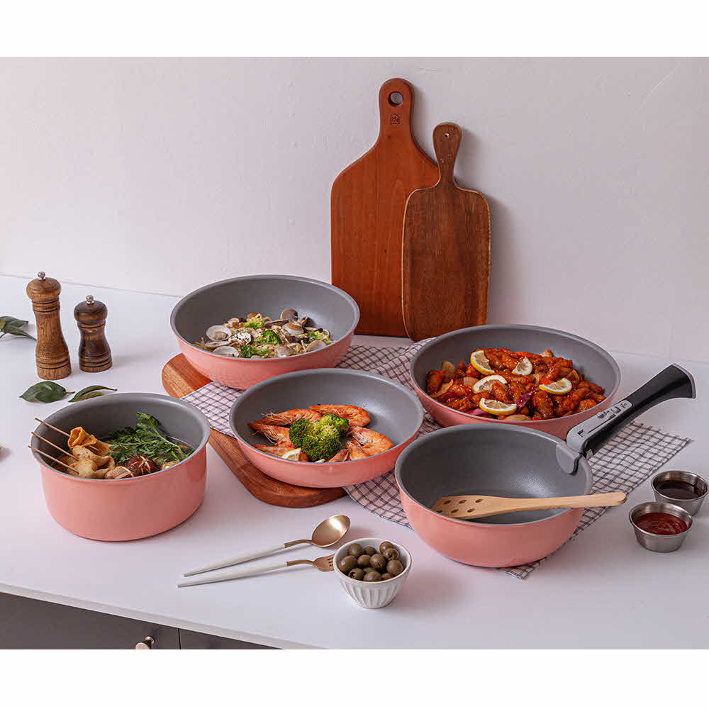 [홈셰트]파르페 IH 핑크 인덕션 매직핸즈 6pcs(hc0506p)