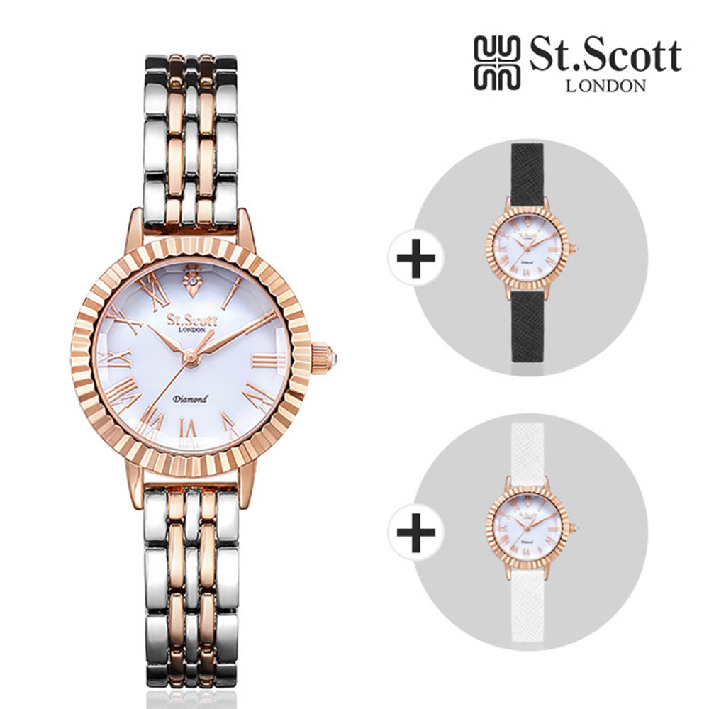 세인트스코트 메탈 시계 ST7401