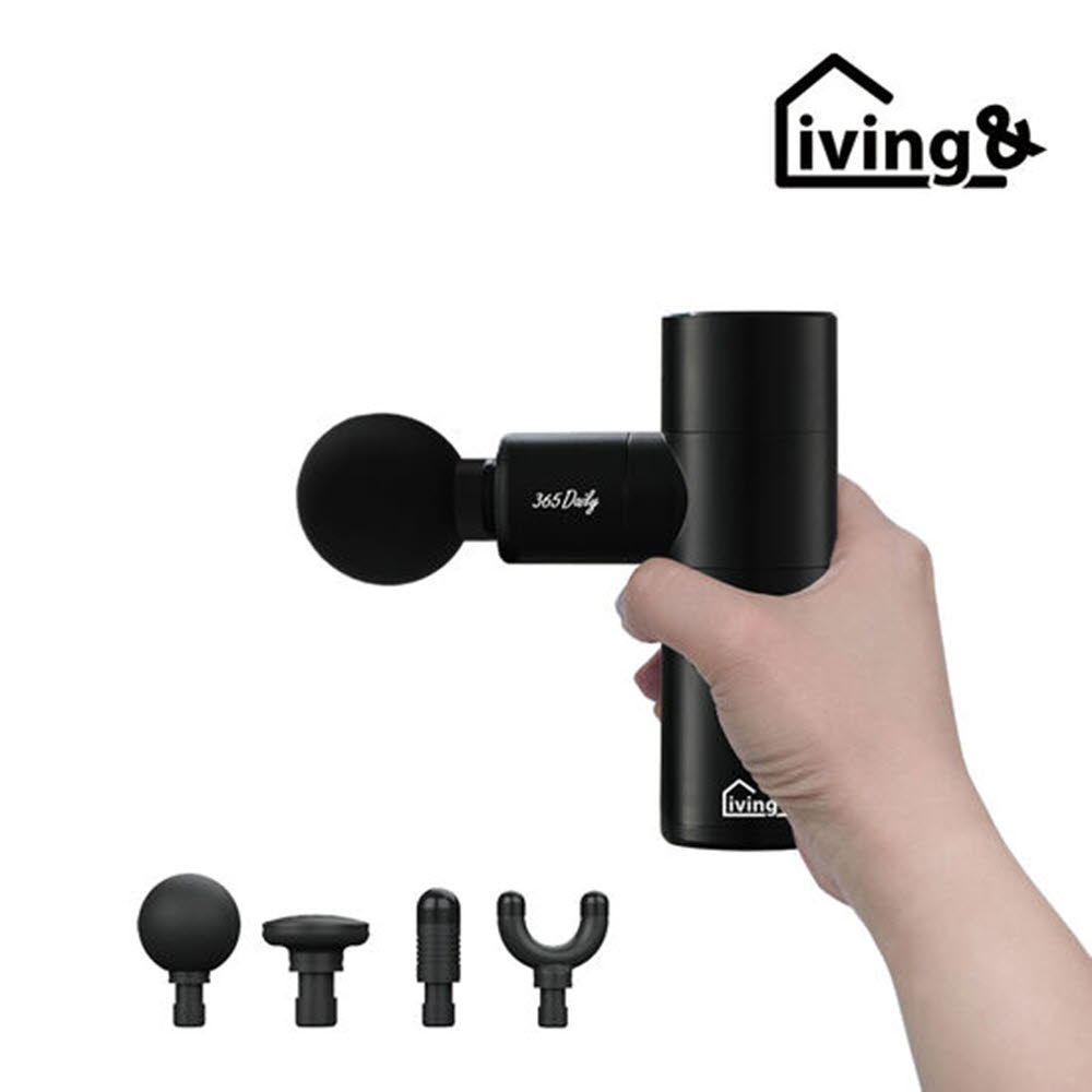 리빙앤 365데일리 미니 마사지건 / LNM-365B