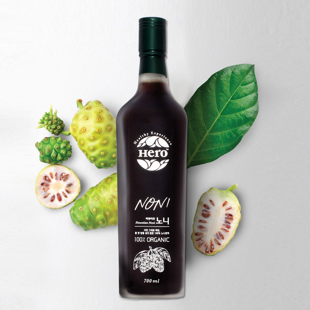 히어로 하와이안 유기농 노니주스 700ml 6병