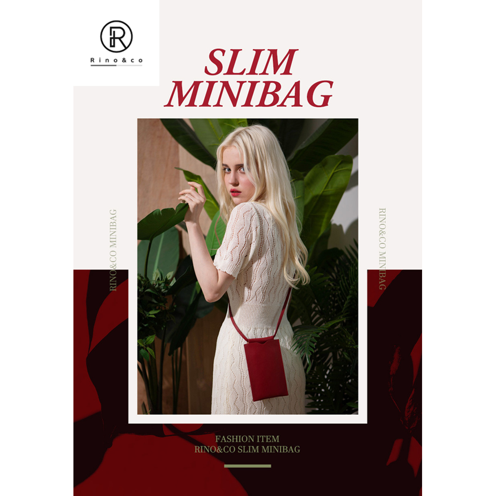 리노앤코 슬림미니크로스백
