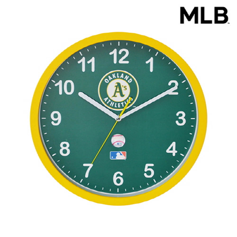 MLB 오클랜드 벽시계