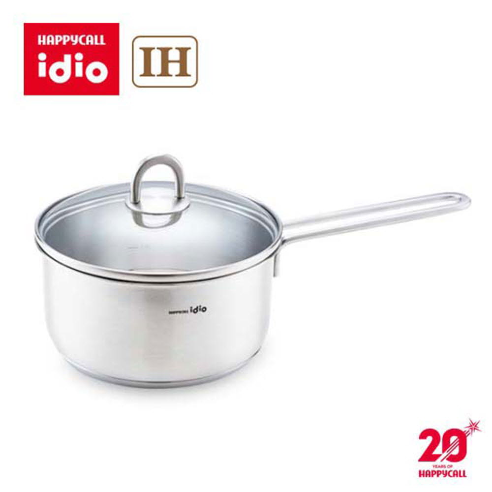 해피콜 아이디오 라이트 IH 스텐냄비 편수18cm (4008-0002)