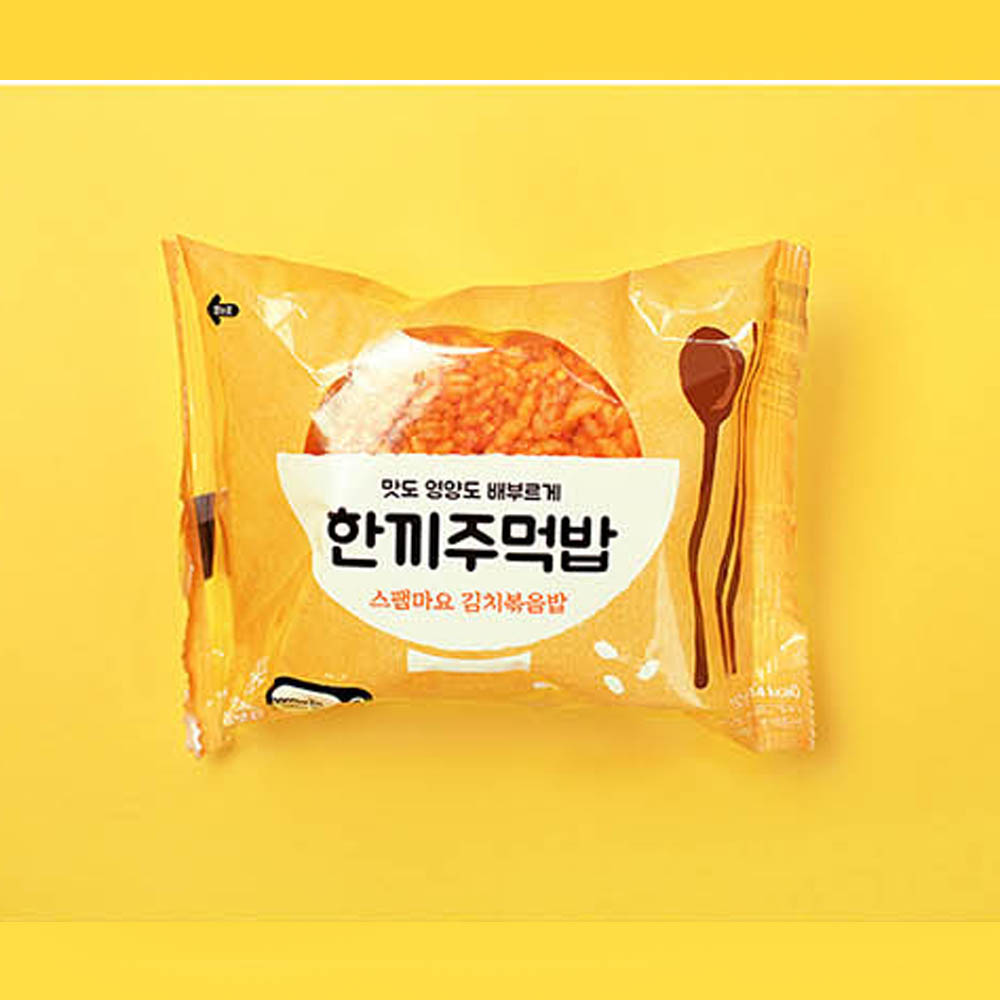 한끼주먹밥 햄김치주먹밥 150g_10개