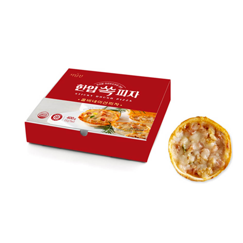 한입 쏙 피자 콤비네이션 (8cm,50g)x8ea/ 4팩