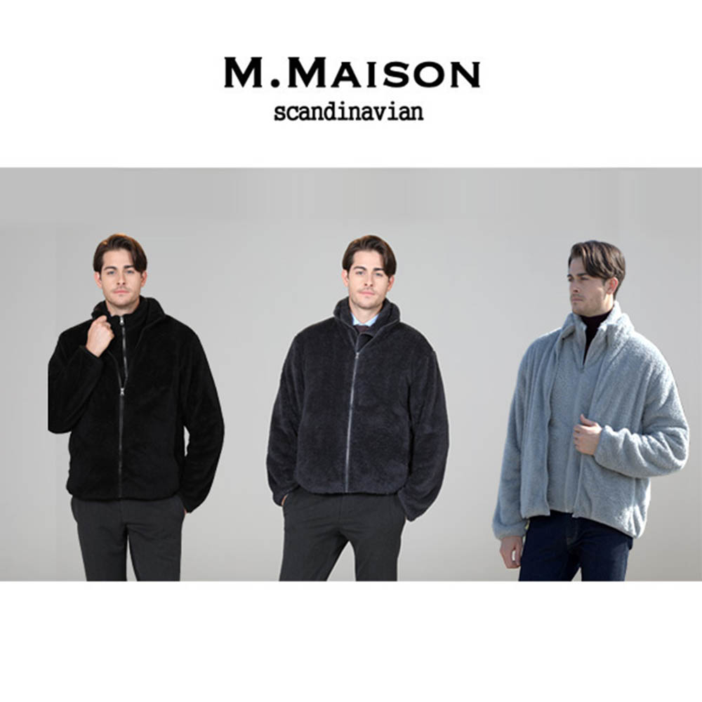 엠 메종 스칸디나비안 양털 후리스 집업, 조끼 세트