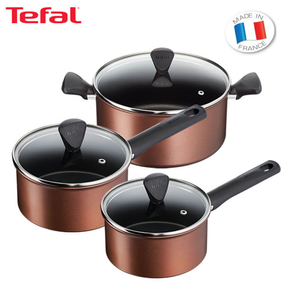 [테팔] 팬&냄비 리소스 인덕션 냄비 3종 세트 TFC-RSS80P4