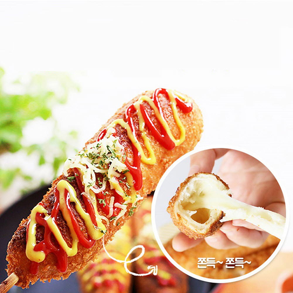 카스테라 모짜렐라 치즈핫도그 700g 1봉 (140gX5개입)