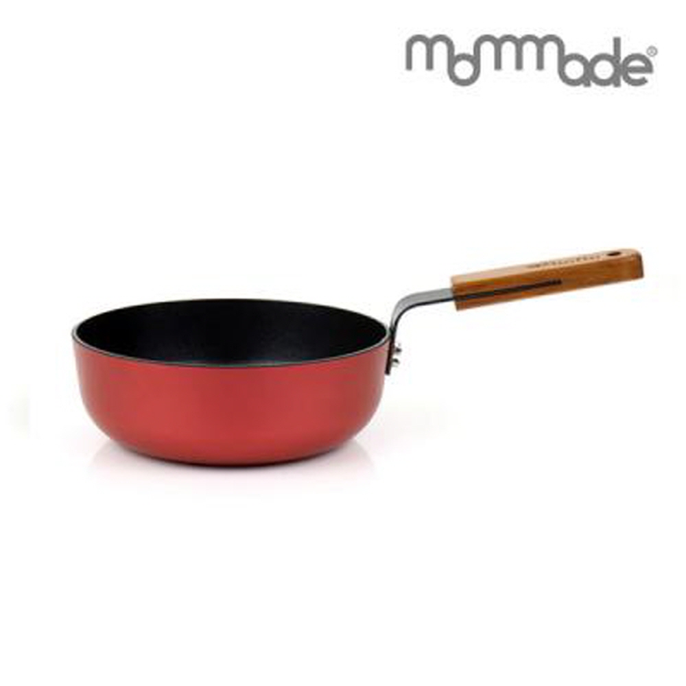 맘메이드 티크목 우드 IH 원형 궁중팬 22cm