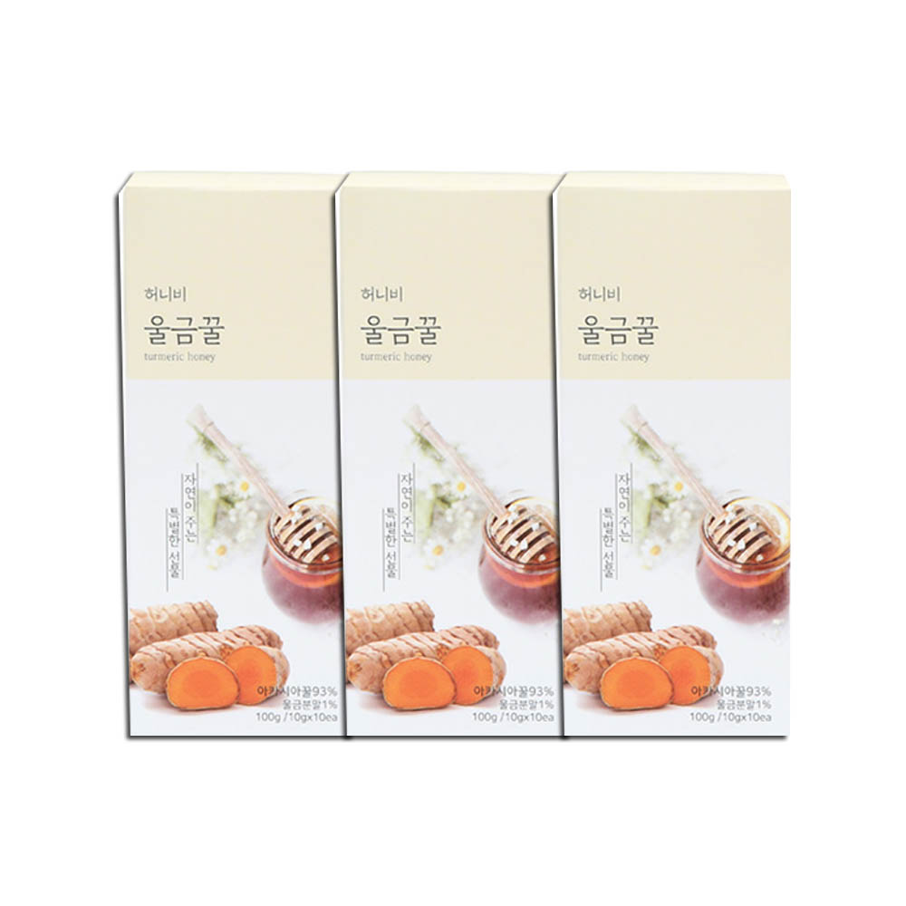허니비 울금 꿀스틱 (100g x 10ea)*3박스
