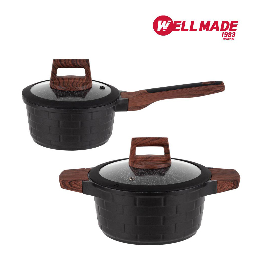 웰메이드 1983 블럭스톤IH 편수18cm+양수22cm 2종