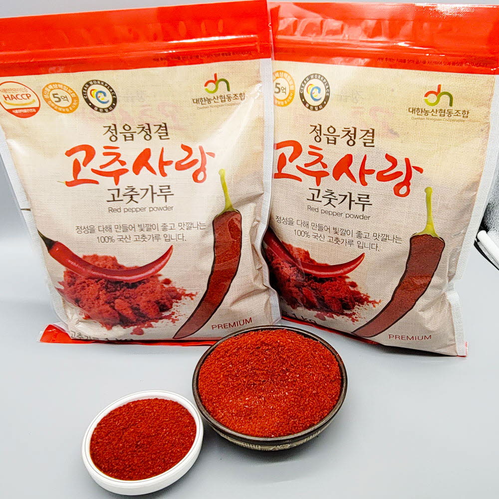 HACCP 시설 국내산 정읍 청결 고추사랑 고춧가루 1봉 10kg