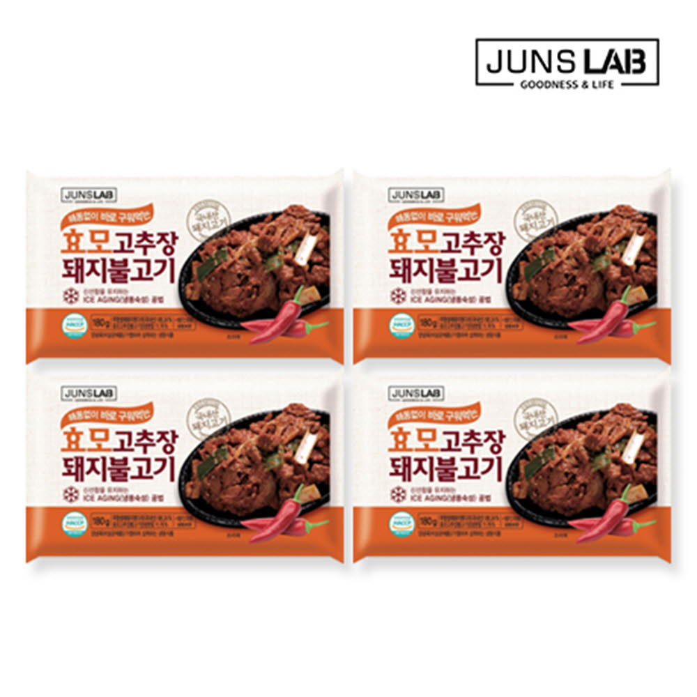 효모 고추장 돼지불고기 180g*4ea