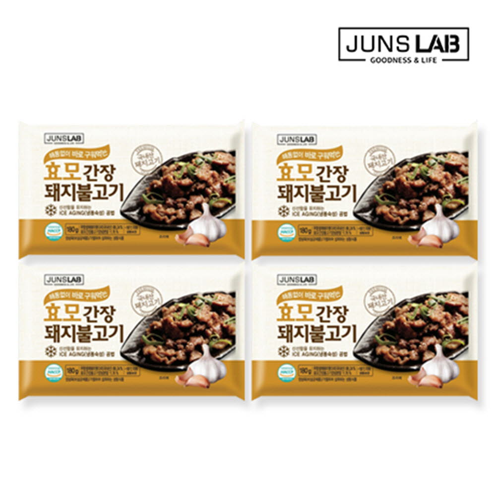 효모 간장 돼지불고기 180g*4ea