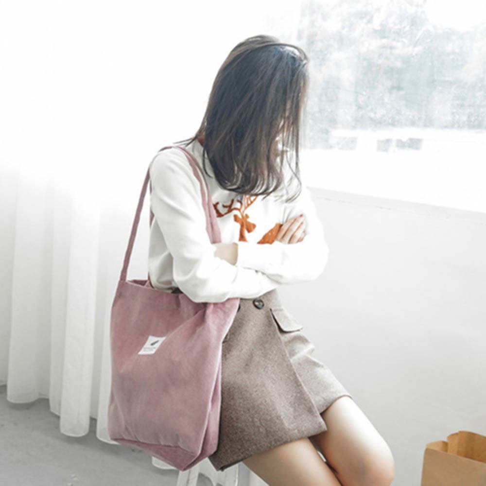 따듯감성 코듀로이 숄더백