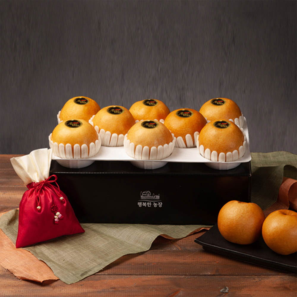 [21년 설] 행복한농장 나주배 명인 선물세트 (7~8과) 5kg