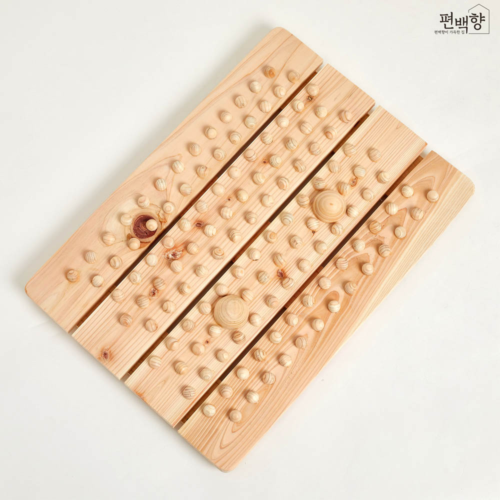 편백향 사각지압발판(블럭형)(대)